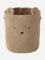 VERTBAUDET Kinderzimmer XL Aufbewahrungskorb BÄR, Teddyfleece braun