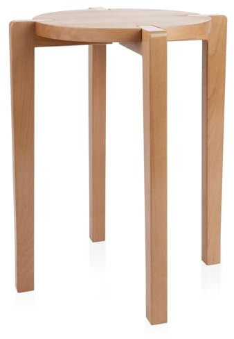 Sport-Tec Gymnastikhocker aus Holz, Ø 35 cm