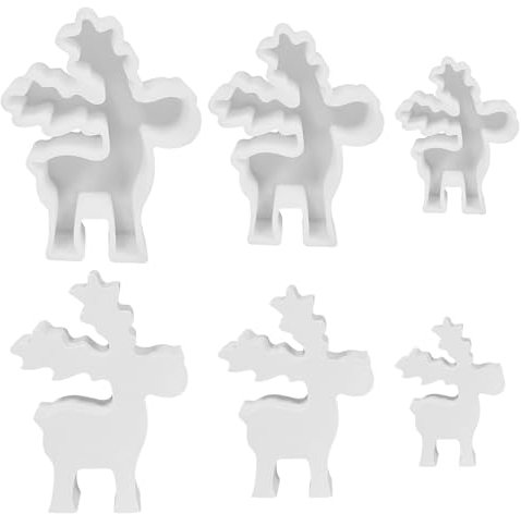 Silikonform Weihnachten Wichtel, 3D Silikonformen Gießformen Weihnachten Kerzenformen zum Gießen, Gießformen Silikon Gießform Wichtel Gips Zum Gießen Giessformen Silikon für Weihnachtsdeko (E)