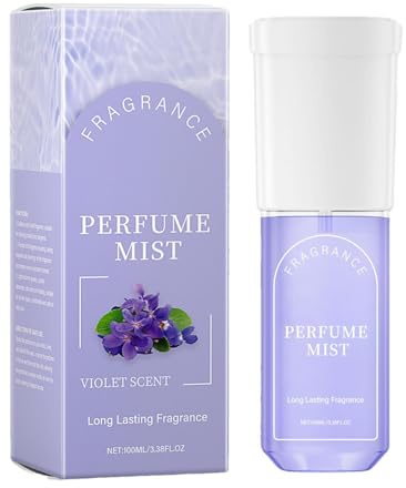 Profumo di violetta: corporea persistente, spray fresco profumo | floreale, profumo idratante per capelli, formula con estratto di frutta naturale, elegante di viola, che dona fascino