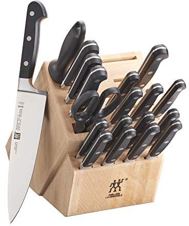 ZWILLING J.A. Henckels 35673-020 Professional S Bloc de 20 Couteaux INOX Noir