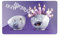 FIFTYEIGHT PRODUCTS / Tassen / Frühstücksbrettchen „Happy Birthday ( Resopal, 14x23x1 cm, Lila, Made in Germany)
