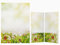 Briefpapier Set | Sommerwiese | 20 Blatt Blumen Motivpapier A4 | 20 Briefumschläge OHNE FENSTER im DIN LANG-Format