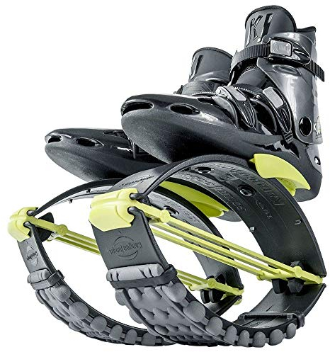 Kangoo Jumps Kangoojumps, Scarpe Da Rimbalzo Unisex Adulto Kj Xr3 (Black/Yellow) Taglia L 42/44 Schuhe, (Schwarz/Gelb), 42-44