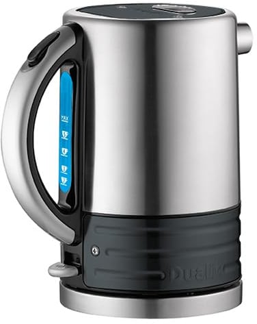 Dualit Architect Brushed Stainless Steel and Metallic Charcoal Kettle