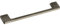 SIRO Griff Nestor LA 128 mm, Breite 140 mm, ZN alteisenfärbig
