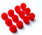 12 Stück : Groß (L) Rot (Red) Ersatz Ohrstöpsel Ohreinsätze für Monster Beats Dr. Dre Tour, Powerbeats, urBeats 2.0, HeartBeats 2.0 (Lady Gaga), DiddyBeats und Turbine Pro, Gratitude, DNA, Diesel VEKTR, iSport Victory, iSport Immersion, Inspiration, ClarityMobile, NCredible N-Ergy In-Ear Stereo Ohrhörern