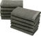 ZOLLNER 10er Set Seiftücher - weiche und saugstarke Waschlappen - waschbar bis 95°C - Baumwolle - 30x30 cm in Taupe