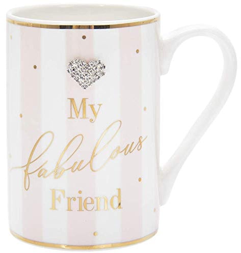 LEONARDO The Collection Mad Dots by Hearts Design Mad Dots Fab Friend Mug for Home & Kitchen | Newly Designed Mugs for Tea & Coffee | Lovely Cup for Mens Gifts & Birthday Gifts for Women