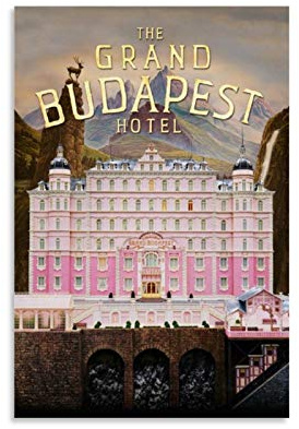 Filmposter, Motiv: The Grand Budapest Hotel, 50 x 75 cm