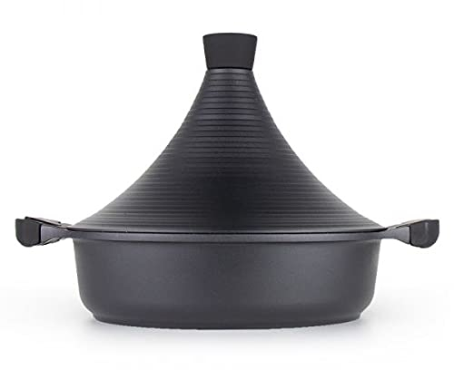 Moroccan Tagine Agadir Diameter 32 cm Ceramic Induction Black