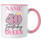 Trendation - Personalisierte 40. Geburtstag Tasse Frauen Birthday Queen 40er Geschenkidee Frau Freundin Mutteer Lustiger Spruch (Rosa)