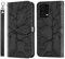Rostsant Funda para Xiaomi Redmi Note 12 5G / Poco X5 Árbol en Relieve Carcasa de Cuero PU Redmi Note 12 5G Cartera Funda Móvil para Xiaomi Poco X5 5G / Xiaomi Redmi Note 12 5G - Negro