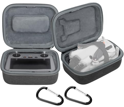 MotuTech Aufbewahrungstasche für DJI Mini 4 Pro Drone Schutz Zubehör, Für Dji Mini 4 Drohne + RC 2 Fernbedienung, gepäckset