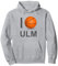 I Love Ulm Basketball TShirt für Ulmer an der Donau Pullover Hoodie