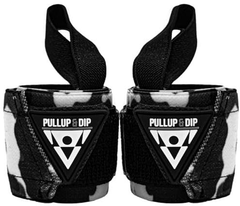 PULLUP & DIP Calisthenics Wrist Wraps für mehr Stabilität & Sicherheit im Training, Handgelenkbandagen für Calisthenics, Krafttraining, Turnen & Fitness, Handgelenkstütze für Frauen und Männer