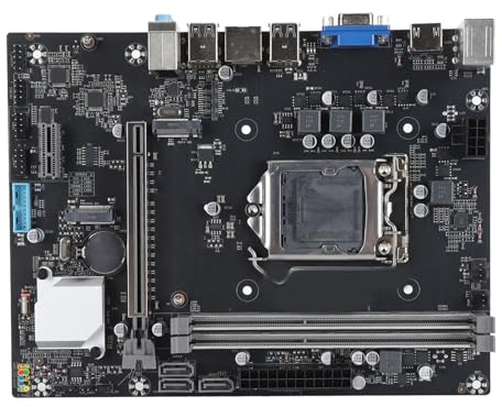H61M K Computer Motherboard,LGA1155 Motherboard with DDR3 Memory,CPU M.2 NVME Protocol USB 2.0 Interface SATA2.0