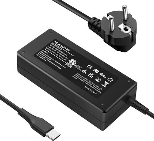 Cargadores de adaptadores AC Tipo 45w C para Ordenadores portátiles HP Chromebook L enovo chromebook, Acer Chromebook DELL chromebook, XPS y Otras Fuentes de alimentación USB - C