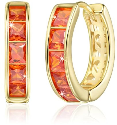 Linawe Kleine Creolen Gold, Ohrringe Schmuck Helix Piercings, Ohrhänger Jewerly Damen, Helix Ring Orange Damenohrringe, Hypoallergene Nickelfreie Conch Ring, Tropfen Ohringe