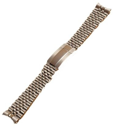 QTYQWC 20 mm 21 mm Uhrenarmband aus Stahl Jubilee-Armband kompatibel mit Datejust 41 mm Uhr