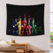 SUFFERBOW 3D Power Rangers Print Wall Blanket Home Decoration Bettwäsche Poster Wall Art Tapestry Wandteppich Hanging Soft Polyester for Living Room Bedroom Dorm Deco 130cmx150cm