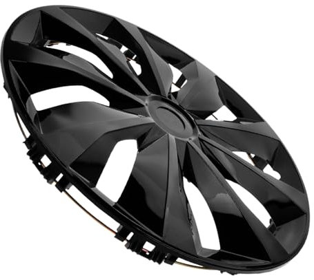 CHILDWEET Radkappen Für Räder Kunststoff-radkappen Radkappen-Abdeckung Felgenabdeckung Auto-außenzubehör Für Pkw LKW SUV Schwarz