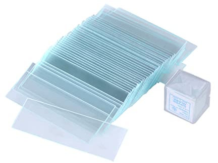 DECOMELODY Cover Glass 50 Pieces round Optical Glass Slides for Blank Microscope Slides and Well Processed 100 Covers Simple to Use Optical Microscope Accessories