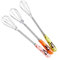 KICHOUSE 3 Stück Schneebesen Bindestrich Haken Handbuch Eiermischer Mini Einfach Mixer Rührer zum Kochen Eigelbmischer Handheld Frother Sahnemischer Kochentwicklung Wiederverwendbar