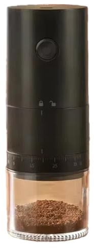 Tuesoa Rechargeable USB Electric Coffee Grinder Portable 38 Gears Adjustable Mini Coffee Machine Ideal for Home Use B