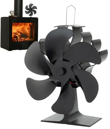 Dottduya Ventilatore per | Ventilatore per stufa a legna non elettrico - Ventilatori termoelettrici per stufe a legna per stufe a, a, a pellet, risparmio energetico ed efficiente