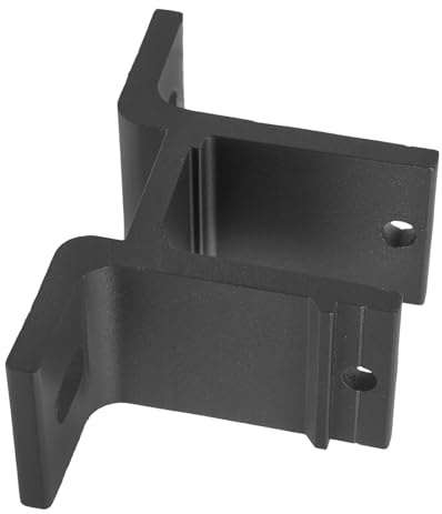 KOMBIUDA Support Mural Aluminium Noir pour Store Banne Rétractable Fixation Robuste et Installation Facile sans Outil Professionnel Accessoire de Réparation Pratique pour Auvents