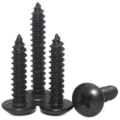 5-25 uds 304 tornillos de madera autorroscantes con cabeza de seta cruzada de acero inoxidable M3 M3.5 M4 M5 M6 cabeza redonda grande(45mm,M6 x5pcs)
