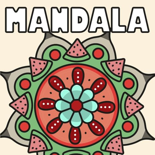 Mandala Malbuch: Einfache und Große Motive Mandalas für Senioren und Kinder (Mandalas Malbuch, Band 2)