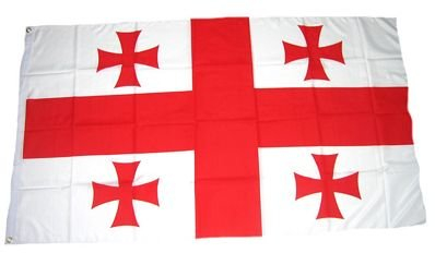 Fahne/Flagge Georgien NEU 90 x 150 cm Flaggen Fahnen