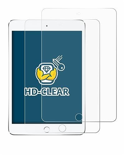 BROTECT (2 Stück Schutzfolie für Apple iPad Mini 4 2015 Displayschutz Folie Ultra-Klar