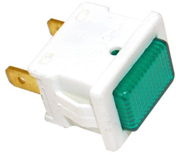 Bauknecht Kälte grüne Kontrolllampe. Original-Teilenummer 481913448298 C00315545