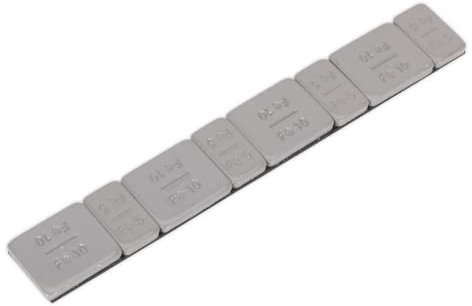 Sealey Wwsa510Pc Wheel Weight 5 & 10G Zinc Plated Steel Plastic Coated 100Pc
