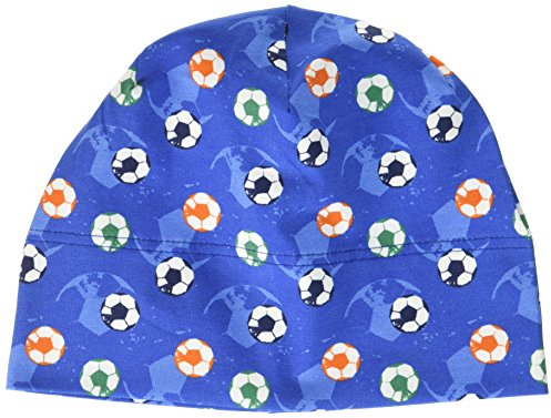 maximo Jungen Beanie Mütze, Mehrfarbig (Planet/Weiss-Fußball 88), 51