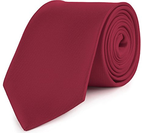 Ladeheid Herren Breite Krawatte KP-8 (150cm x 8cm, Weinrot)