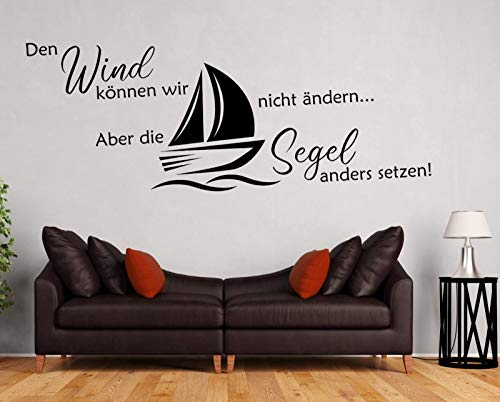 tjapalo® a45 Wandtattoo Motivation Wandsprüche Wandspruch Wandtattoo Büro Motivationssprüche Wandtattoo Wohnzimmer motivationsspruch wand deko Büro, Farbe: dunkelrot, Größe: B100xH37cm
