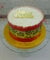 Christmas Cake Frill 1 Metre 83mm Red with Gold Holly Berry Foil Band & Merry Christmas Motto Set – Complete Decoration Topper