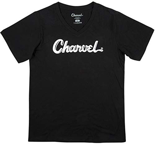 Charvel Guitars® »TOOTHPASTE LOGO LADIES T-SHIRT« T-Shirt für Musiker-Damen - Größe: XL - Farbe: Schwarz