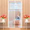 Porte moustiquaire magnétique 120x190 cm Fermez Automatiquement La Moustiquaire, Installez La Porte Coulissante Sans Percer De Trous Pour La Cuisine, Blanc