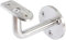 PRIOstahl Handlaufhalter Handlauf Wandhalter Handlaufstütze - 1 x Handlaufträger an die Wand für 42,4 mm Rundrohr mit 3-Loch Befestigung zum Anschrauben aus Edelstahl V2A Geländer Rohr Treppe