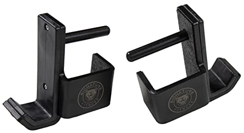 Signature Fitness SF-3 Power Cage Kniebeugenständer, 7,6 x 7,6 cm, inkl. J-Haken und Sicherheitsgurten, weiteres optionales Zubehör, J-Haken