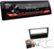 JVC KD-X182DB 1-DIN Autoradio DAB+ USB Digital Receiver inkl. Antenne mit Einbauset passend für Opel Corsa C 2004-2006 schwarz