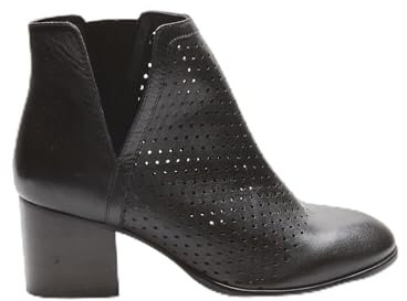 BATA Stivaletti in Pelle Traforata con Tacco