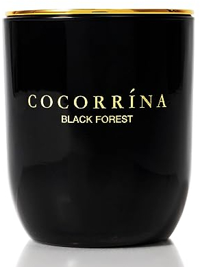 Cocorrína Candle Duftkerze im Glas - Schwarzwald, Brenndauer bis zu 40 Stunden, Natürliche Soja-Kerze, Weihnachten Geschenk Kerze, 180g