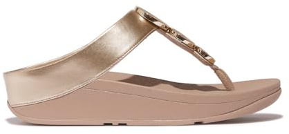 Fitflop Metallic Post Beige Sandalen