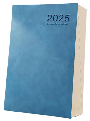 Jahresplaner-Kalender-Notizbuch, fester Einband, Tagesplaner-Notizbücher, 20,3 x 15,2 cm, Kalendernotizbuch, 340 Seiten, Tagesplaner und Hardcover-Planer, Notizbücher, Zeitmanagement für Arbeiter